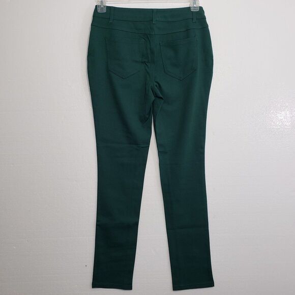 Cato Contemporary "Stretchy" Green Skinny Pants, Size 4 - Picture 3 of 9